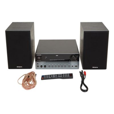 10. AIWA wieża MSBTU-700DAB 2x25W czarna