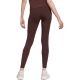 3. Legginsy damskie adidas Essentials Linear Cotton brązowe JY4886