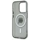 4. Karl Lagerfeld KLHMP15LHLSKIK iPhone 15   Pro 6.1" czarny/black hardcase IML Metal Karl Head MagSafe
