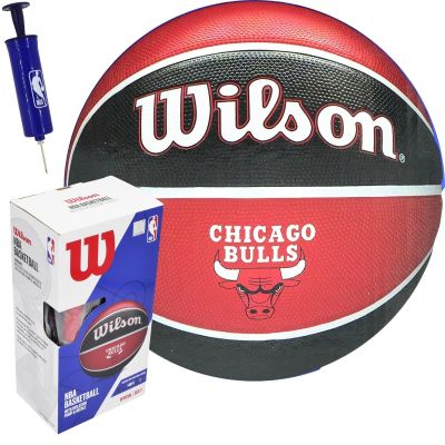 2. PIŁKA DO KOSZYKÓWKI WILSON NBA CHICAGO BULLS  KARTON POMPKA