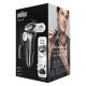 7. Braun Series 7 71-S7200c Golarka foliowa Przycinarka Czarny, Srebrny