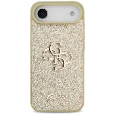 3. Etui Guess Fixed Glitter Big 4G na iPhone Air - złote