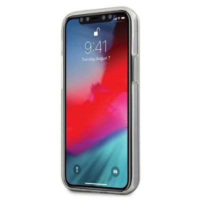 5. Etui Mercedes Transparent Line na iPhone 12 mini - czarne