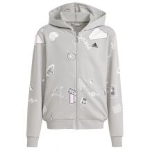 Bluza adidas Biuv Zip Hoodie Jr IS3755