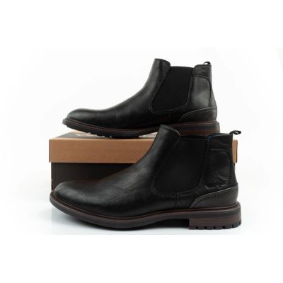 19. Wrangler Randy buty męskie sztyblety botki eleganckie modne wsuwane czarne