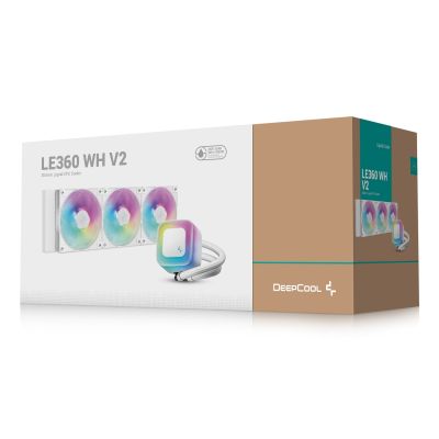 6. DeepCool LE360 WH V2 Procesor Chłodnica cieczy all-in-one 12 cm Biały 1 szt.