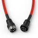 5. Glorious Gaming GLO-KB-ACC-CBL-COIL-CRED kabel klawiatury/myszy Czerwony 1,4 m