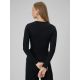 2. Longsleeve slim z prążkowanej dzianiny damski 4F 4FRAW25TLONF656-20S