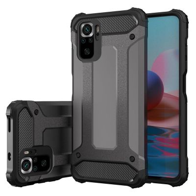 2. Hybrid Armor pancerne hybrydowe etui pokrowiec Xiaomi Redmi Note 11T 5G / Redmi Note 11S 5G / Poco M4 Pro 5G niebieski