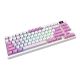 2. MSI FORGE GK600 TKL WIRELESS VIOLET klawiatura Gaming USB + Bluetooth QWERTY Hiszpański Różowy, Fioletowy, Biały
