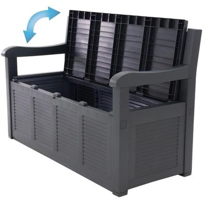 54. ŁAWKA SKRZYNIA OGRODOWA 2W1 130x60x85CM