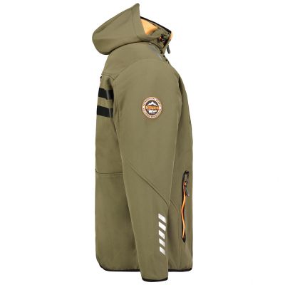 4. Kurtka Softshell Geographical Norway Royaute DB 068 M WY1996H/GN-Kaki / Orange