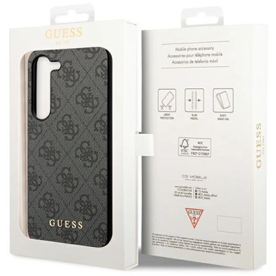 8. Etui Guess 4G Charms Collection na Samsung Galaxy S24+ - czarne