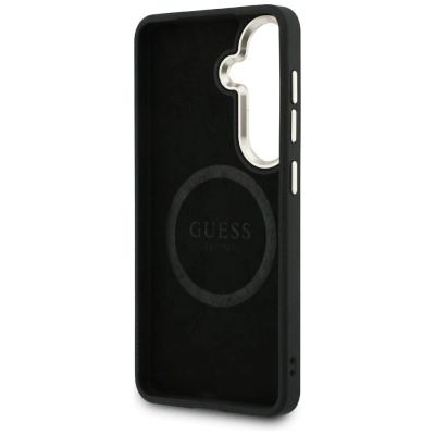 15. Etui Guess 4G Embossed Ring MagSafe na Samsung Galaxy S26 - różowe