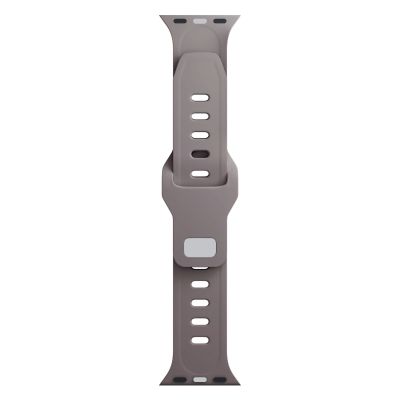 5. Pasek 3mk Silicone Watch Strap na Apple Watch 38/40/41 mm - ciemnoszary