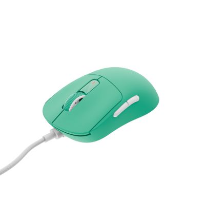 11. Mysz dla graczy Fury Tanto T4 12000DPI RGB miętowa gamingowa przewodowa