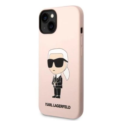 2. Etui Karl Lagerfeld Silicone Ikonik na iPhone 14 Plus - różowe