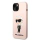 2. Etui Karl Lagerfeld Silicone Ikonik na iPhone 14 Plus - różowe