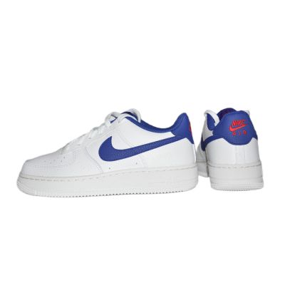 9. Buty damskie Nike Air Force 1 White/Deep royal blue - CT3839-101