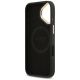 7. Etui Guess 4G Logo Plate MagSafe na iPhone 17 - czarne