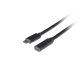 LANBERG PRZEDŁUŻACZ USB-C M/F 3.1 0.5M CZARNY