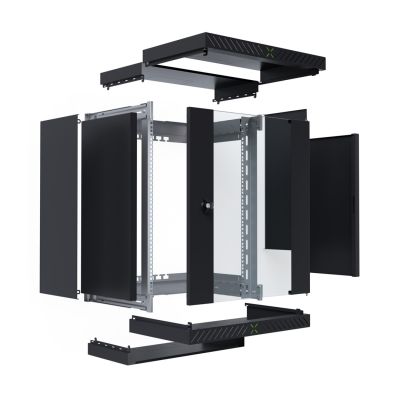 3. EFB Elektronik WGX-1506TS.G1 stojak 15U Szafa wisząca Czarny