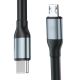 4. Kabel 3mk Hyper Cable N-SERIES USB-C / MicroUSB 1m QC 3.0 5V/2A 10W - czarny