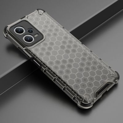17. Honeycomb etui do Xiaomi Redmi Note 12 5G / Poco X5 5G pancerny hybrydowy pokrowiec czarne