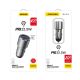 5. Dudao ładowarka samochodowa USB / USB Typ C Power Delivery Quick Charge 22,5 W szary (R4PQ)