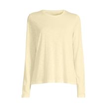 Koszulka damska treningowa Casall Soft Texture Long Sleeve żółty