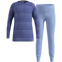 Bielizna termoaktywna - zestaw Odlo Set long ACTIVE WARM SET roz. 92cm Niebieska