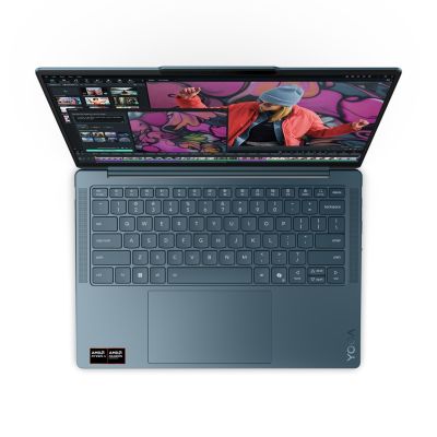 2. Lenovo Yoga Slim 7 14AKP10 Ryzen AI 5 340 14" WUXGA OLED 400nits Glossy 60Hz 16GB LPDDR5x SSD512 Radeon 840M Graphics 70Wh Win11 Tidal Teal