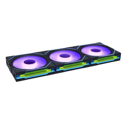 3. Lian Li Uni Fan 14SLIN1W1B system chłodzenia komputerów Obudowa komputera Wentylator 14 cm Czarny 1 szt.