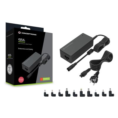 4. Conceptronic OZUL08B10 adapter zasilający/ inwentor Wewnętrzna 90 W Czarny