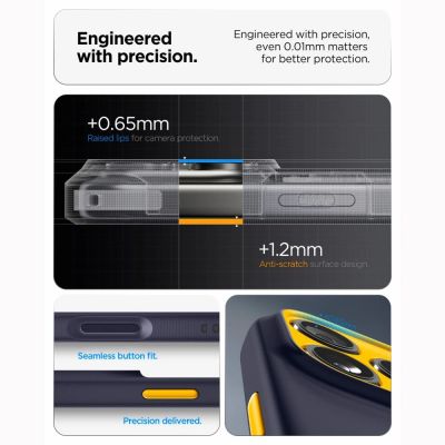 7. Etui Spigen Nano Pop MagSafe na iPhone 18 Pro Max / 17 Pro Max - niebieskie