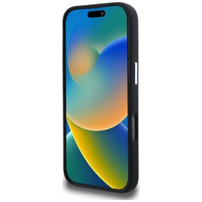 5. Etui Karl Lagerfeld Silicone Heart Sign Logo MagSafe na iPhone 16 Pro Max - czarne