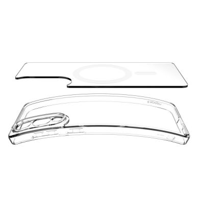 6. Etui Spigen Ultra Hybrid Mag z MagSafe na Samsung Galaxy S25 Edge - przezroczyste