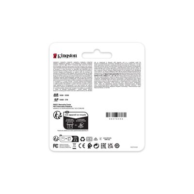 5. KINGSTON SDXC Canvas 256GB React Plus UHS-II 280R/150W U3 V60 for Full HD/4K