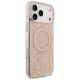 4. Etui Guess IML Flowers Electro Pearl Strap MagSafe do iPhone 17 Pro Max - różowe