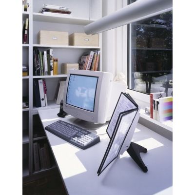 5. DURABLE Sherpa Soho TischstĂ¤nder m. 5 Sichttafeln anthrazit