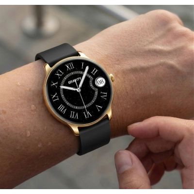 15. Smartwatch Gravity Złoty Pasek + Bransoleta GT31-2
