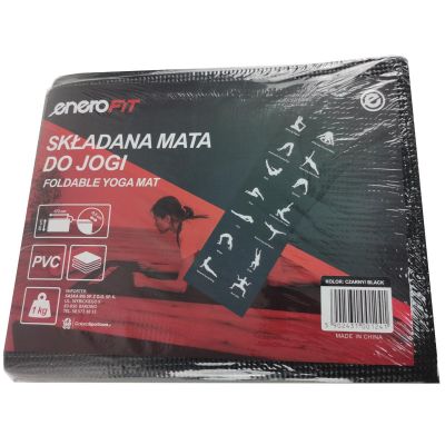 8. MATA DO JOGI SKŁADANA 1700x600x5MM CZARNA ENERO FIT