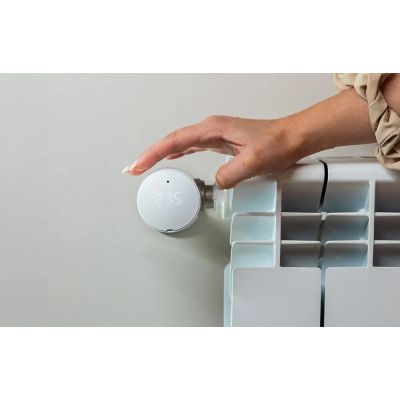 5. Shelly BLU TRV Głowica termostatyczna Biały