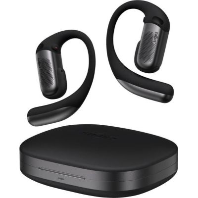 SHOKZ OpenFit Pro Zestaw słuchawkowy True Wireless Stereo (TWS) Nauszny, Otwarty na ucho Połączenia/Muzyka/Sport/Codzienność Bluetooth Czarny