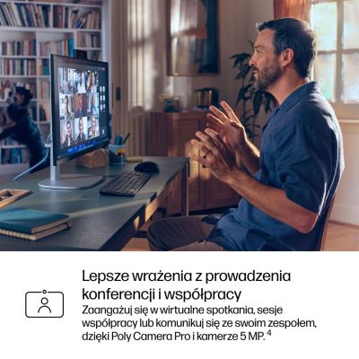 17. HP Elite Studio 8 AiO G1i Ultra 7 265 23.8"FHD 250nits IPS LBL AG 16GB DDR5 5600 SSD1TB Intel Graphics Cam5MP W11Pro 3Y OnSite