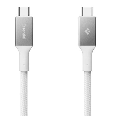 2. Kabel Spigen Essential EB10015CC USB-C / USB-C 100W 150cm - biały
