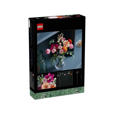 13. LEGO ICONS 10342 Botanicals - Piękny bukiet różowych kwiatów