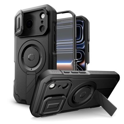 Etui Tech-Protect Kevlar MagSafe na iPhone 17 Pro Max - czarne