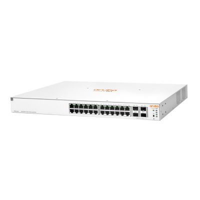 2. HPE Aruba Networking Aruba Instant On 1930 24G Class4 PoE 4SFP/SFP+ 370W Zarządzany L2+ Gigabit Ethernet (10/100/1000) Obsługa PoE 1U Biały