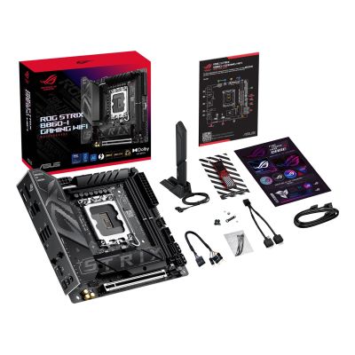 32. ASUS ROG STRIX B860-I GAMING WIFI Intel B860 LGA 1851 (Socket V1) mini ITX